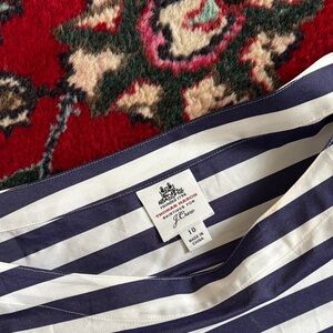 JCrew for Thomas Mason striped cotton shirt